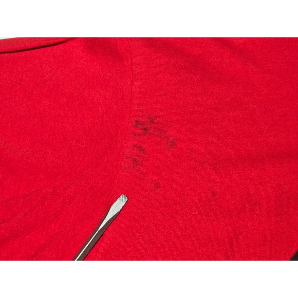 Vintage Detroit Red Wings Taz T-Shirt Tasmanian Devil Graphic L Looney Tunes NHL - Picture 4 of 7